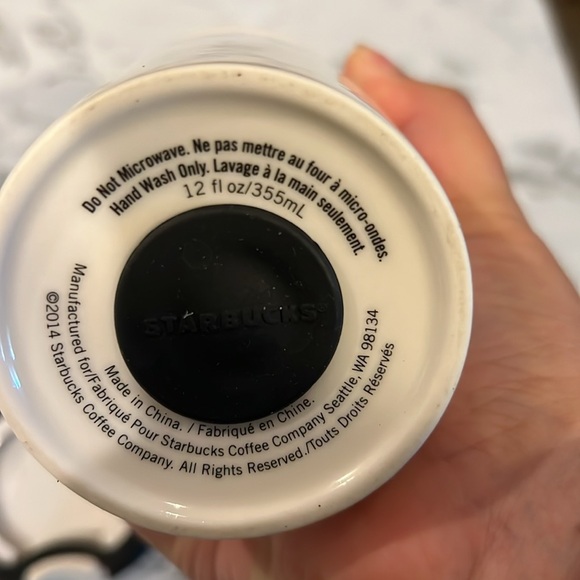 Starbucks Band Of Outside Rainbow Paint Drip Ceramic Mug 2014 - Picture 7 of 7